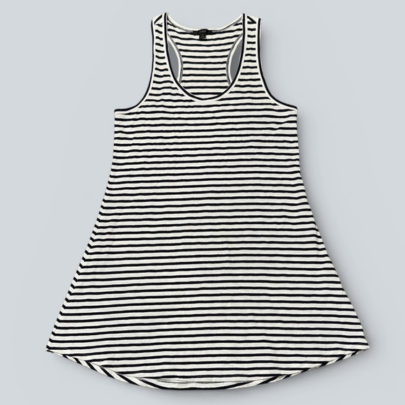 J. Crew Swingy Tank Mini Dress in Stripe - Picture 2 of 8